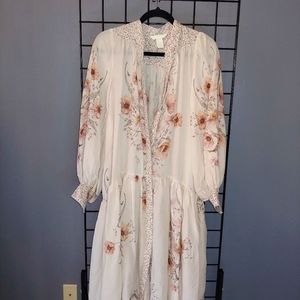 HM Flowy Sheer Dress